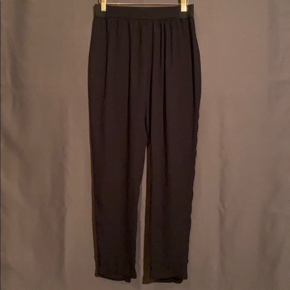 Xhilaration Black Opaque Sheer Dress Pants